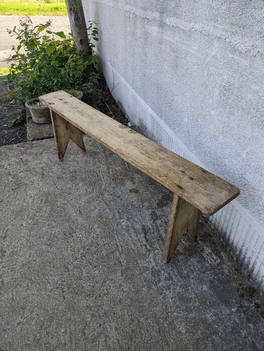Old farm bench