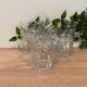 6 vintage glasses