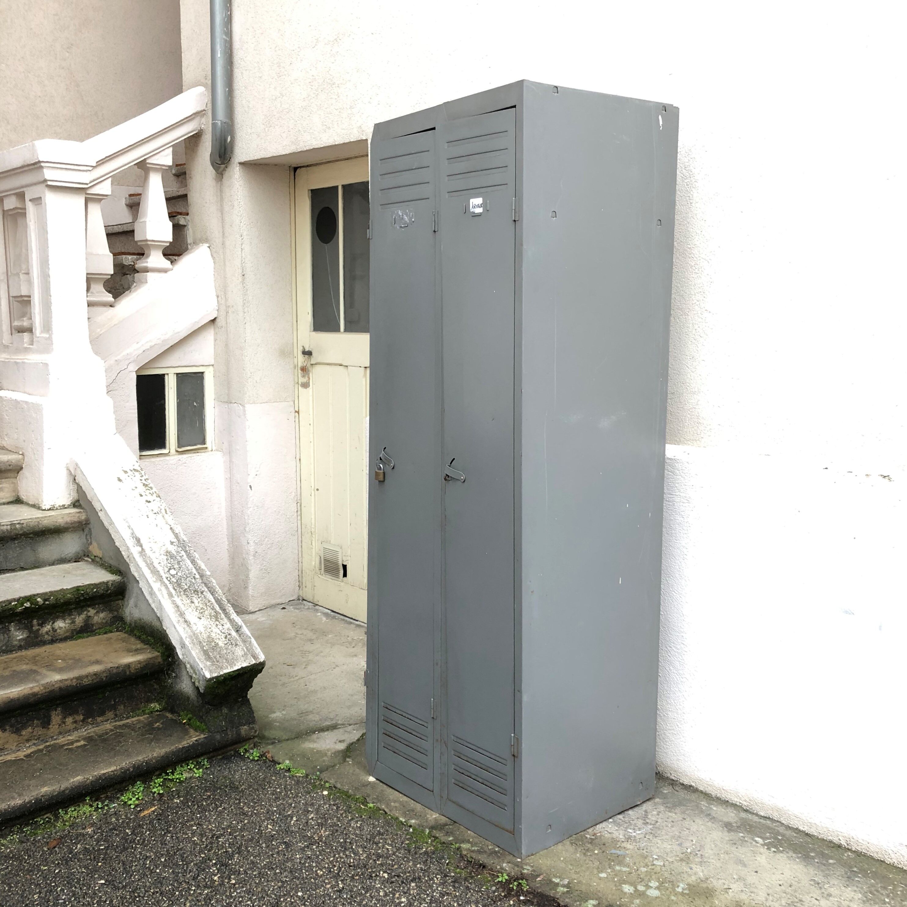 Former factory locker room