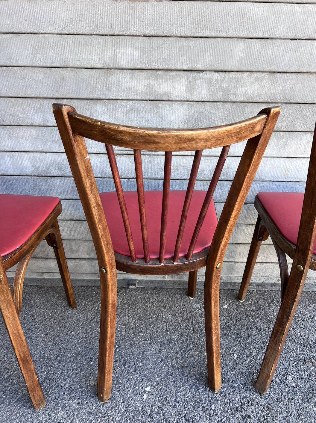 (Lot) 4 Chaises Bistrot Baumann