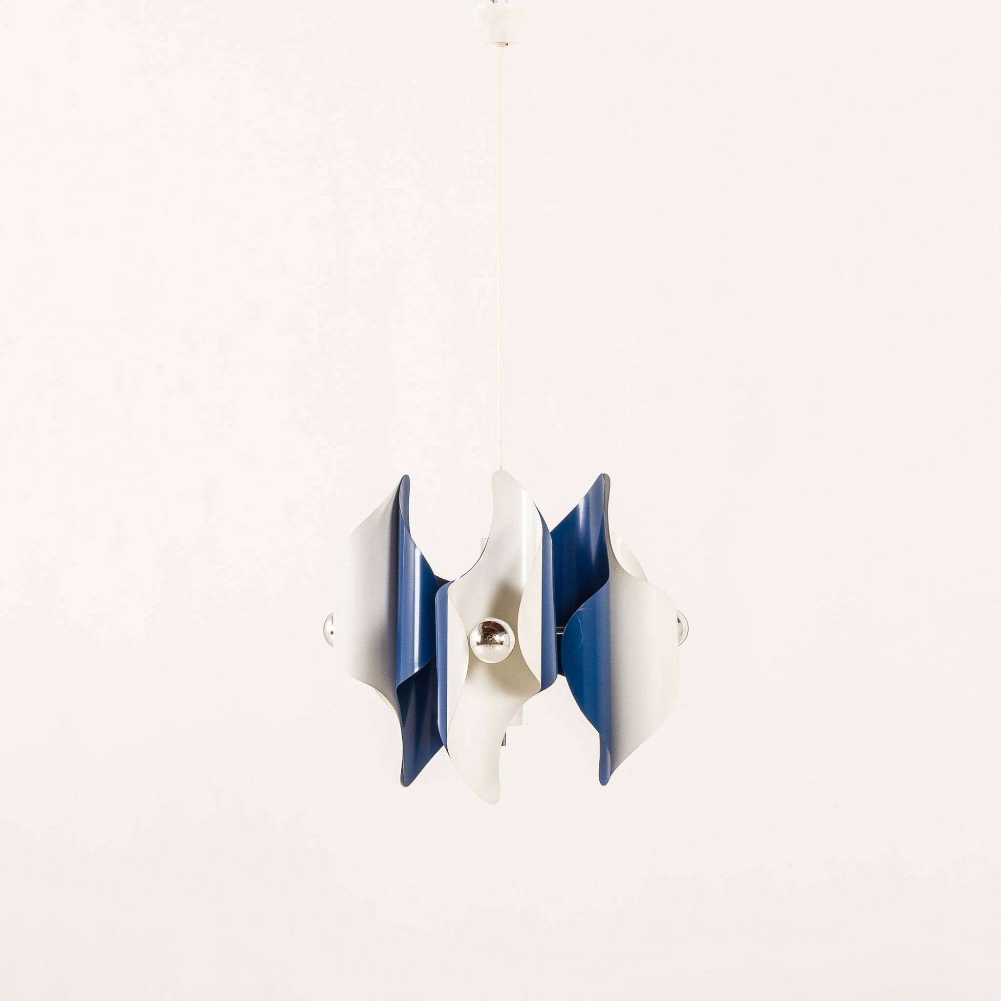 Chandelier de l'espace italien, années 1970