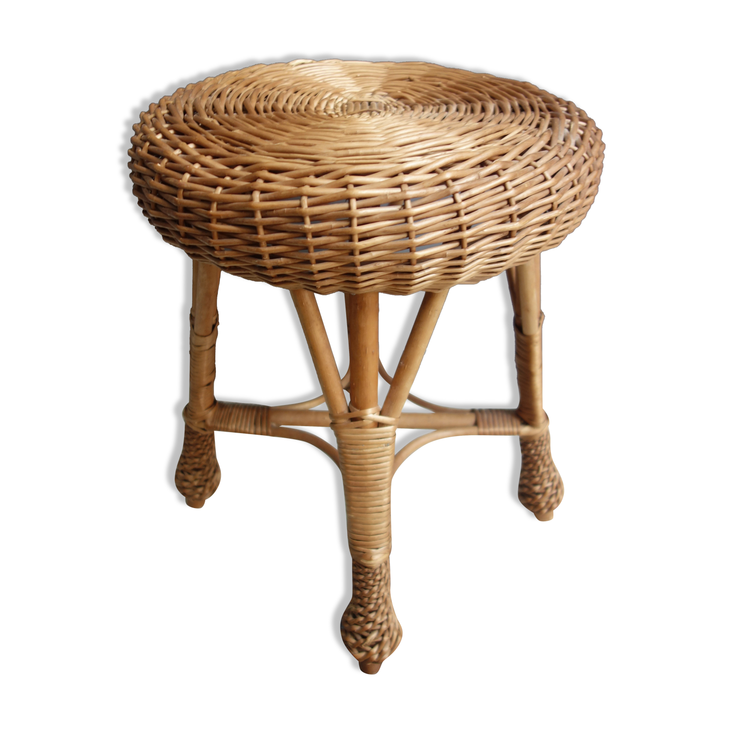Rattan stool