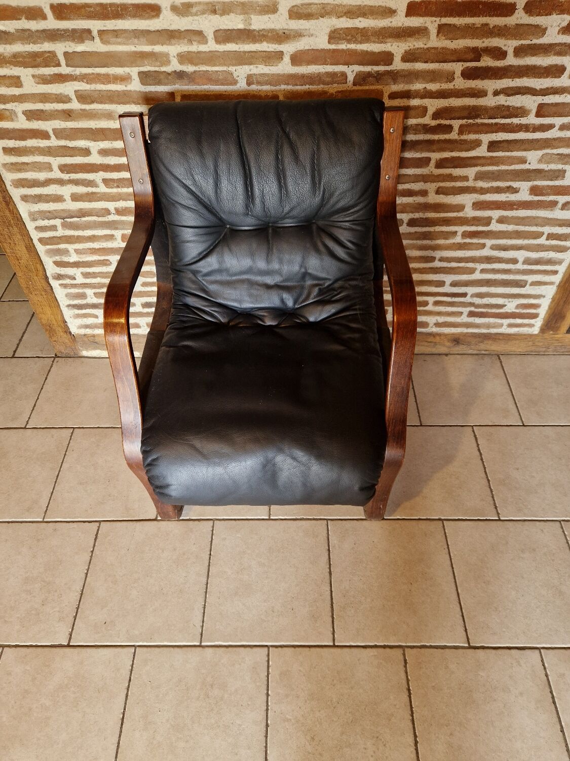 Rare set of 4 vintage design chairs from Finland by Asko.