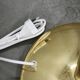 Space Age Bubble Glass and Brass Floor Lamp, Czechoslovakia, 1970s
