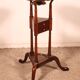 18th century mahogany barber's or pocket emptier
