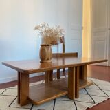Vintage solid elm table