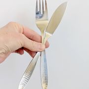 Service à poisson 12 pièces WMF inox avec coffret, années 60