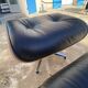 Fauteuil et Ottoman Charles Eames noir, Herman Miller, 2010