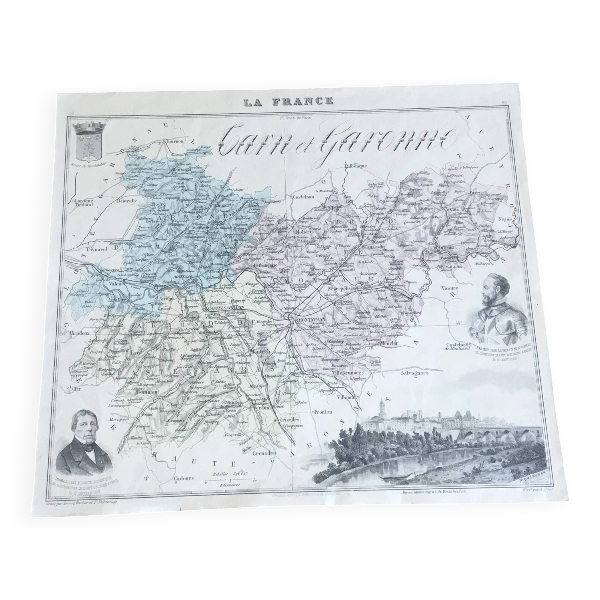 Map of Tarn-et-Garonne