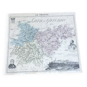 carte Tarn et Garonne