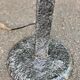 Lampadaire italien vintage effet marbre gris