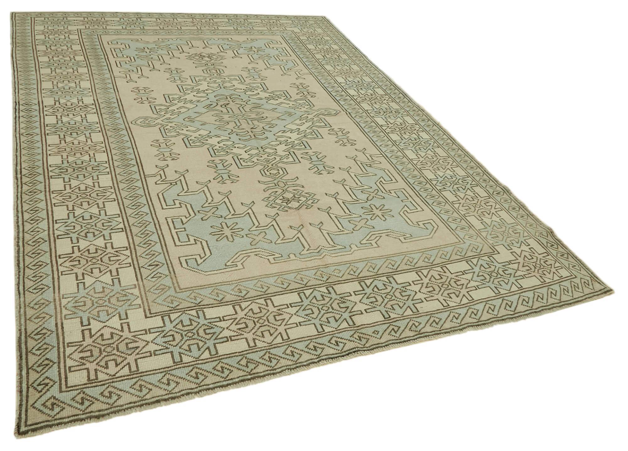 Turkish Vintage Anatolian Rug 201 cm x 290 cm