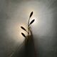 Floral Brass Wall Lamp by Rupert Nikoll