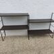 Modular wall string shelf in metal 50s 60s