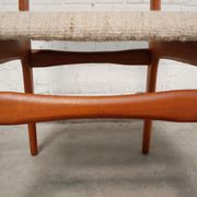 Set of teak and oak chairs by Schiønning & Elgaard 1960