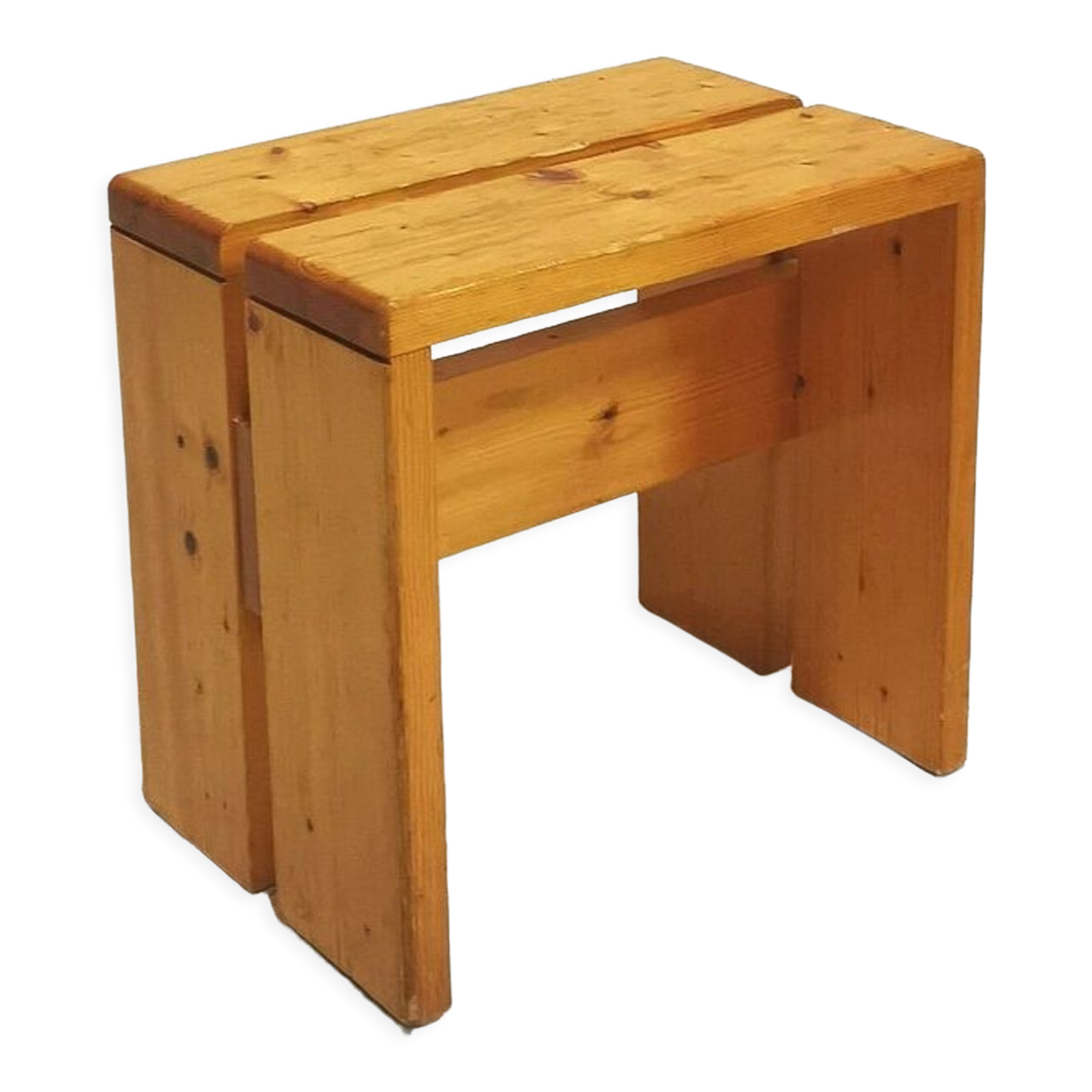 Stool " Les Arcs " by Charlotte Perriand, 1960