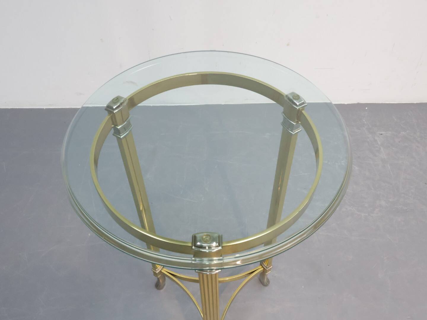 Vintage bijzettafel in de stijl van La Barge