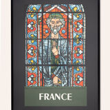 Affiche de voyage SNCF, 87 x 124 cmFrance - La Cathédrale de Bourges