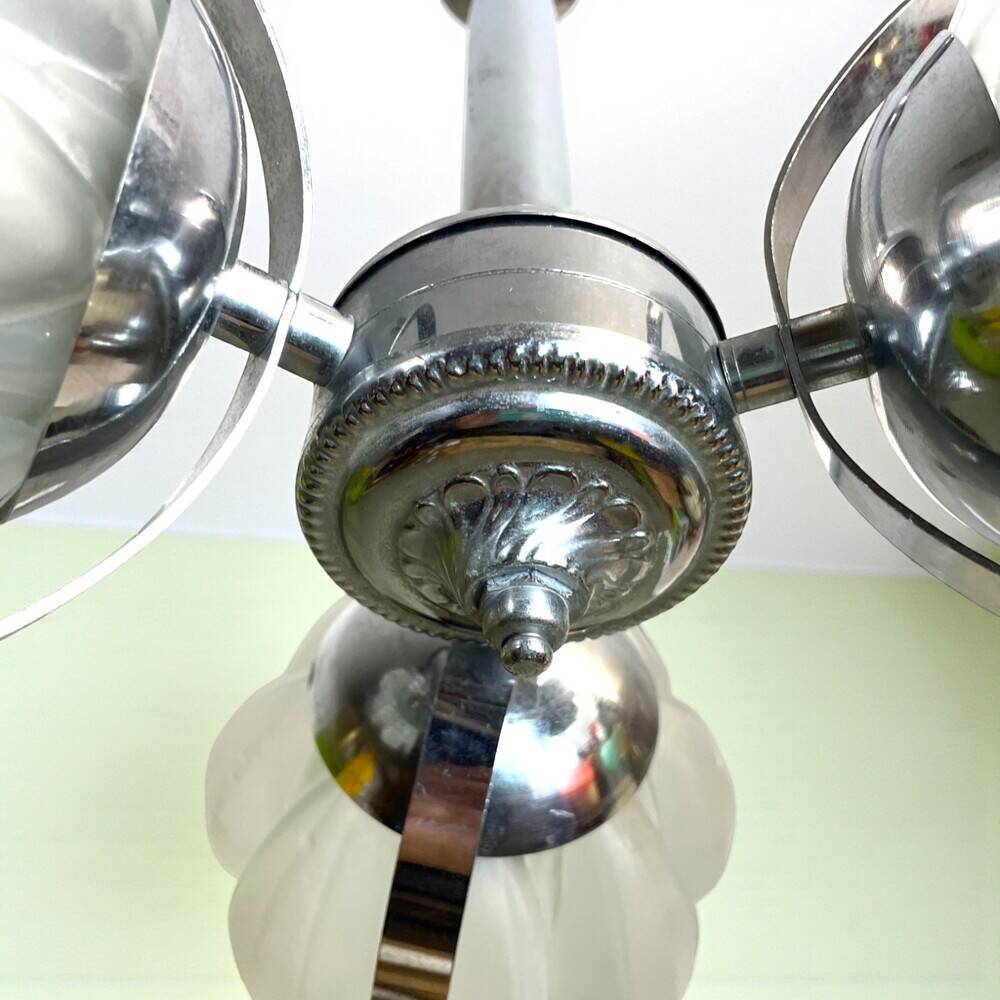 Space Age 3-light Sputnik chandelier