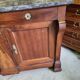Bahut 2 doors 2 drawers in walnut period restoration a crosse