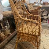 Wicker armchair