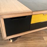 Table basse dinette avec plateau relevable en céramique