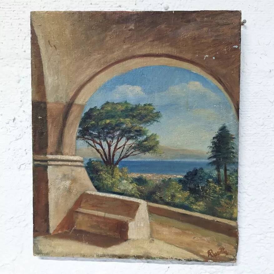 Vue de La Chapelle Ste-Anne à St Tropez