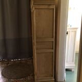 Stripped oak bookcase