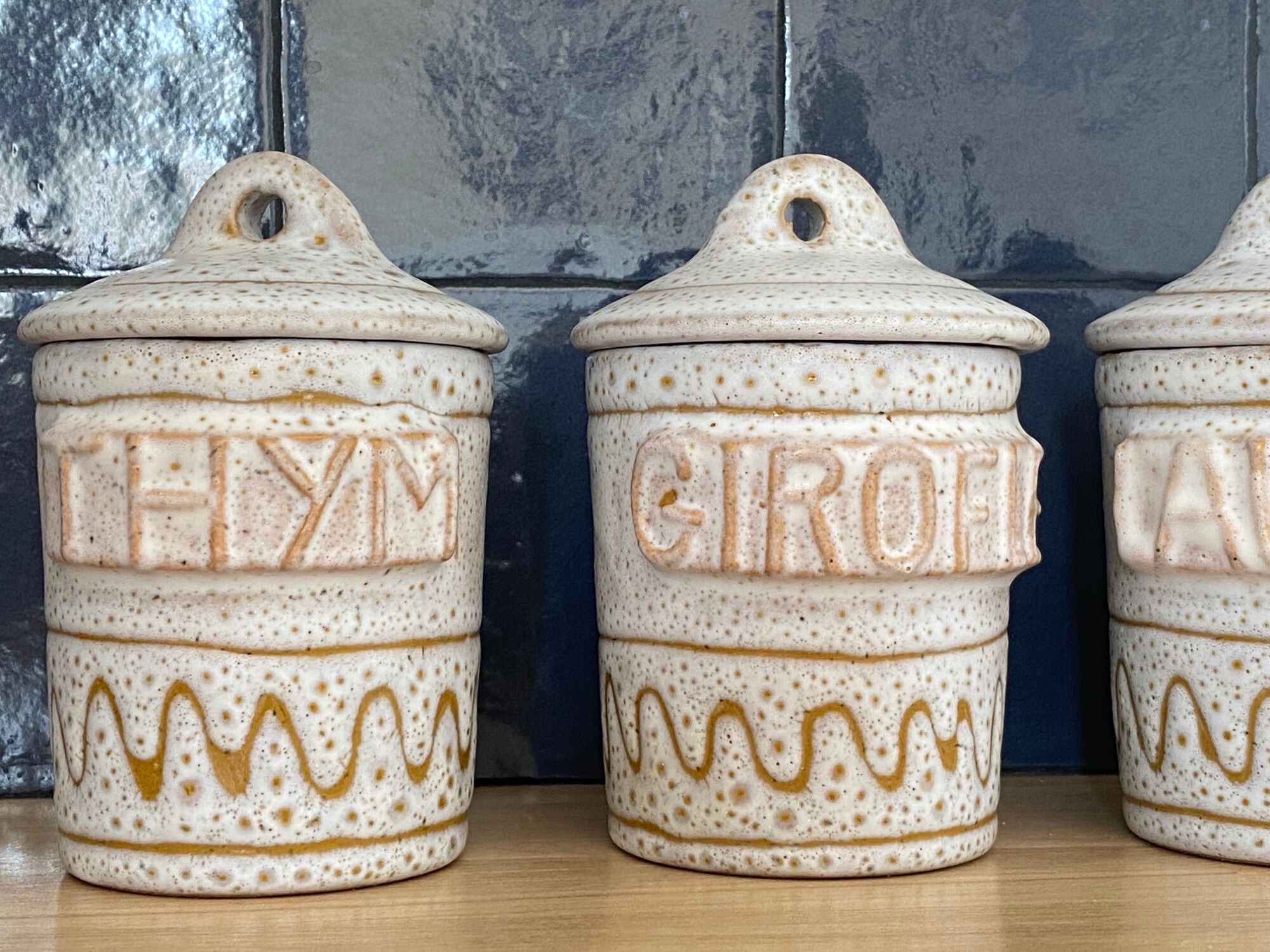 3 Spice Jars Vallauris