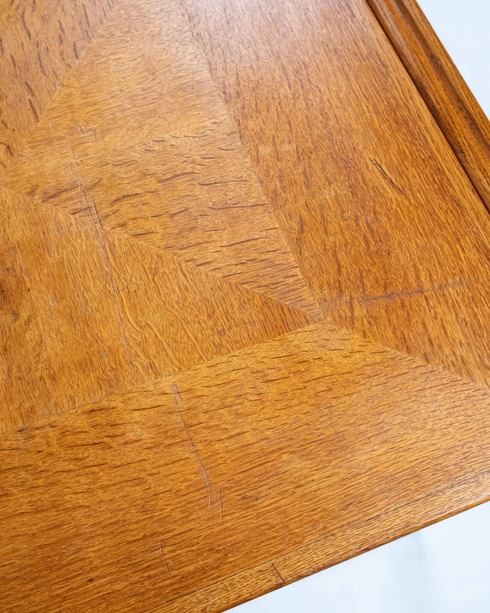 Extendable dining table, Calvados model, Guillerme and Chambron, 1960s