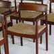 Set of 4 teak chairs and 2 armchairs by Johannes Nørgaard for Møbelfabrik, 1960