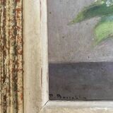 Charming old painting: Bouquet of lily of the valley