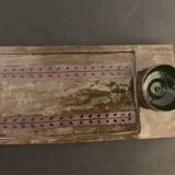 Plate and cup in Dour ceramic, by Germaine Steurs 1960