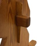 Vintage Pinewood Dining Table Desk with Drawer 60s Design