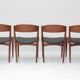 Set of 4 Danish chairs Jydsk Mobelindustri, 1960s