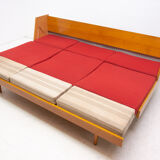 Canapé pliant du milieu du siècle, années 1960, Tchécoslovaquie