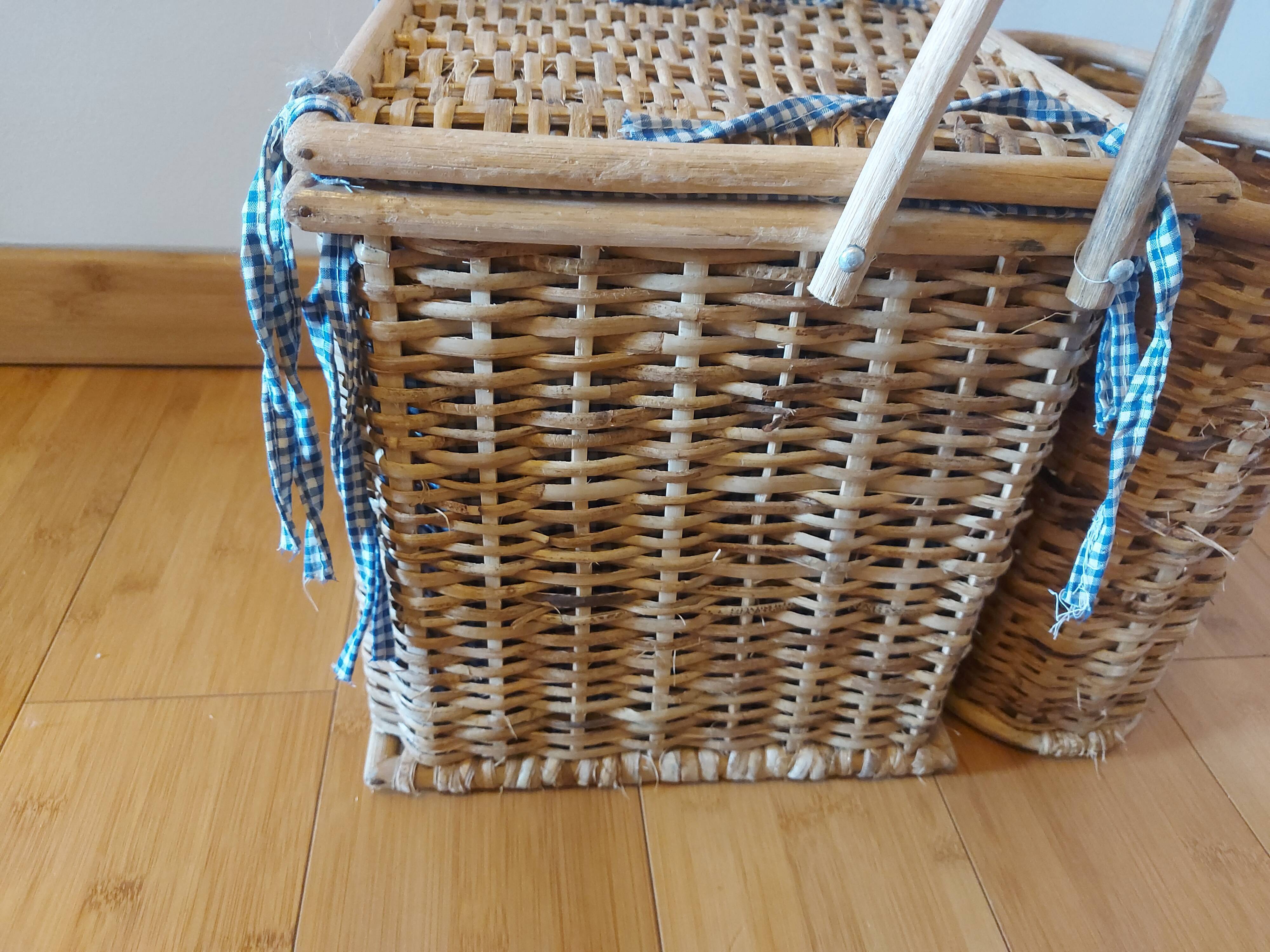 Panier à pique nique en rotin