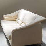 White sofa 2 places Molteni