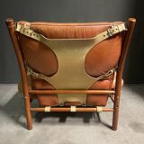 Fauteuil et tabouret INKA d'Arne Norell, années 1960