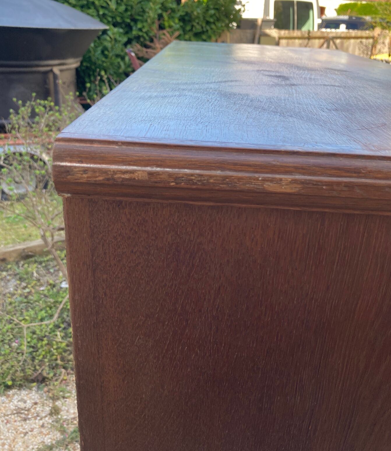 Vintage double curtain binder