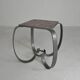 Table basse brutaliste, table carrelée avec 36 carreaux, années 1950