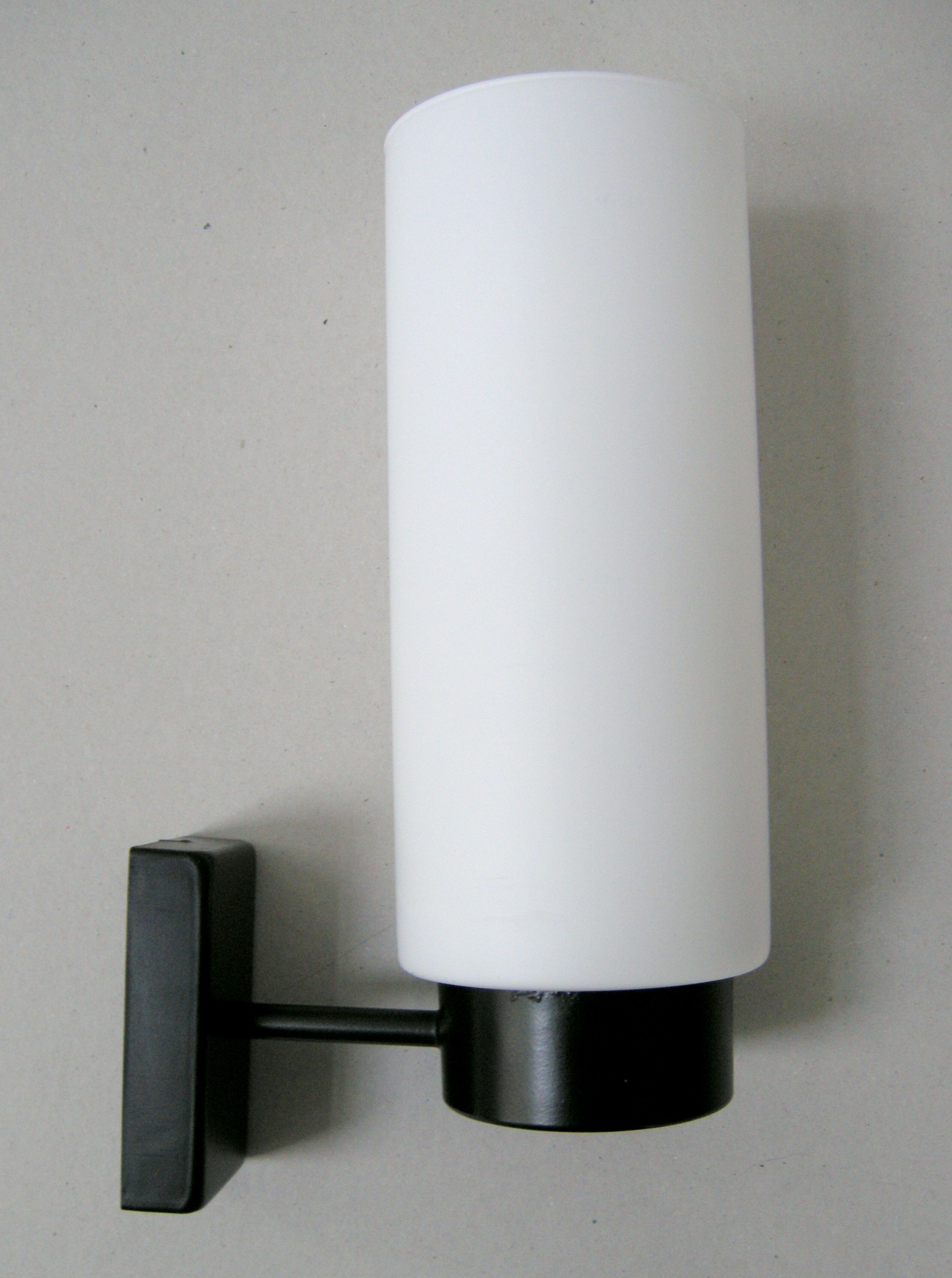 Applique vintage 1950 métal & verre