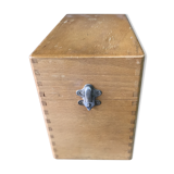 Box archive wood massif vintage
