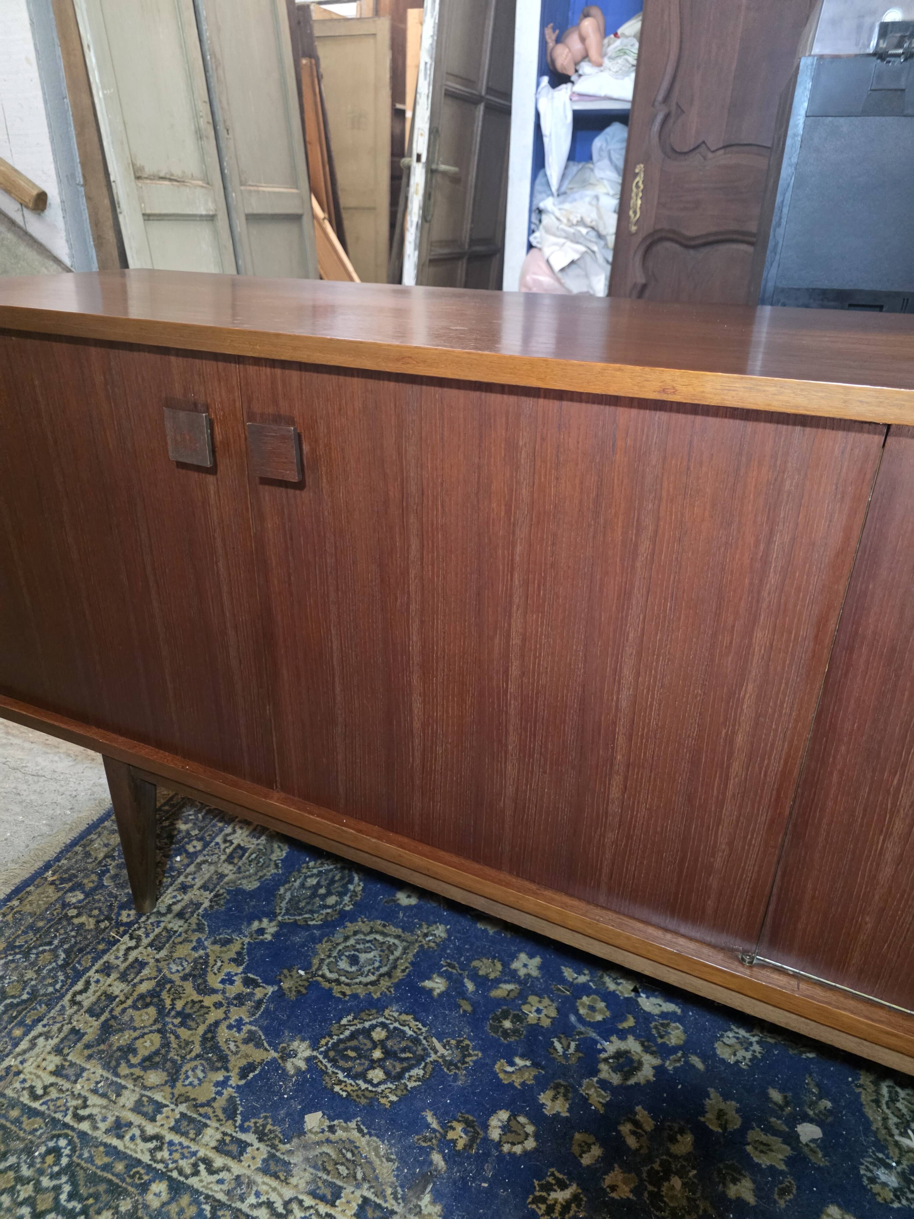 Scandinavian teak sideboard from the 1960s.
