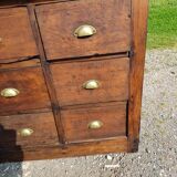 Wooden trade furniture 12 drawers hardware