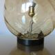 Murano glass "egg" lamp amber golden 60 70 years