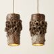 Pair of ceramic pendants by Bodil Marie Nielsen, Denmark, 1950s
