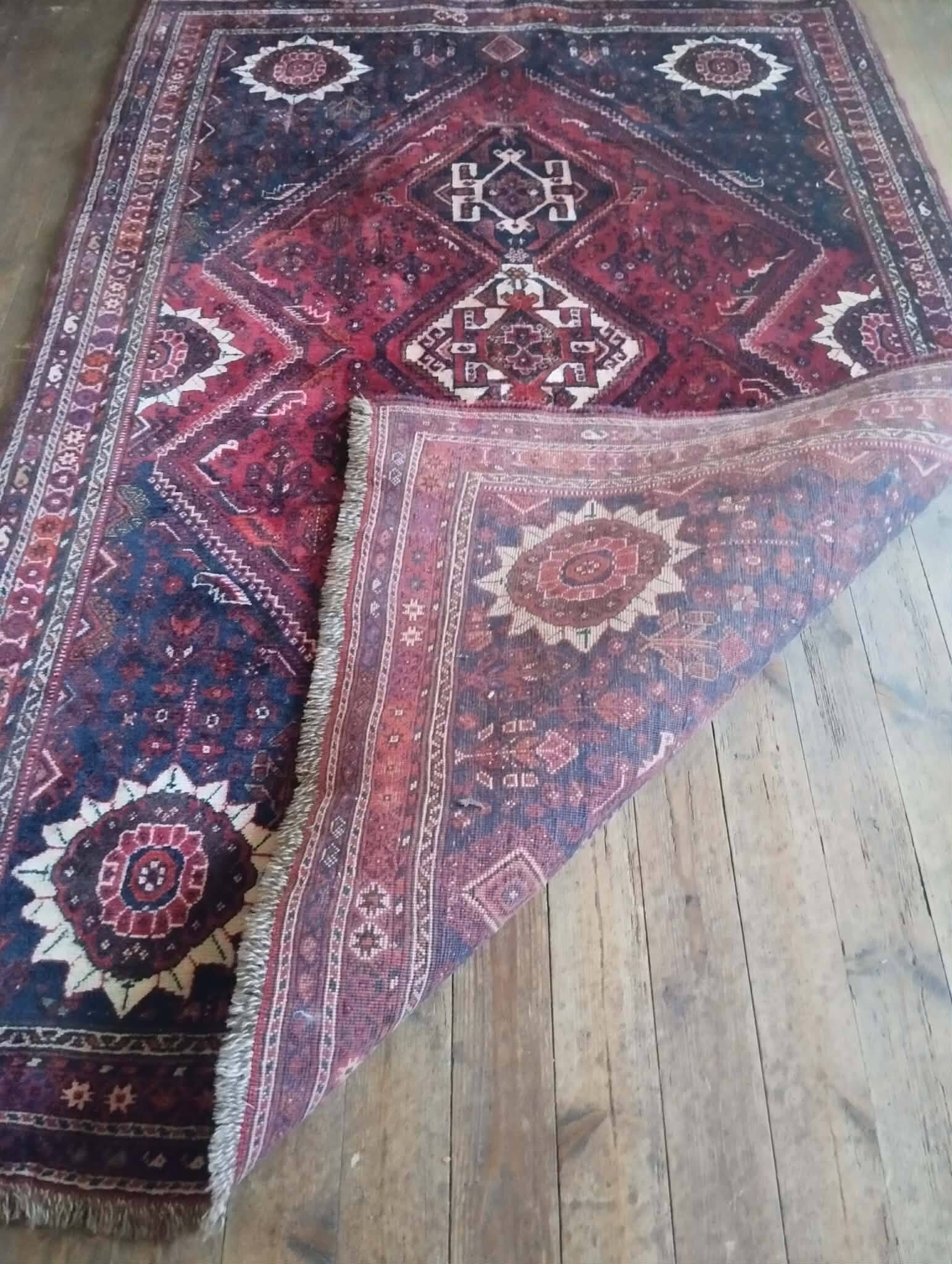 Persian Qashqai carpet handwoven 257x172cm
