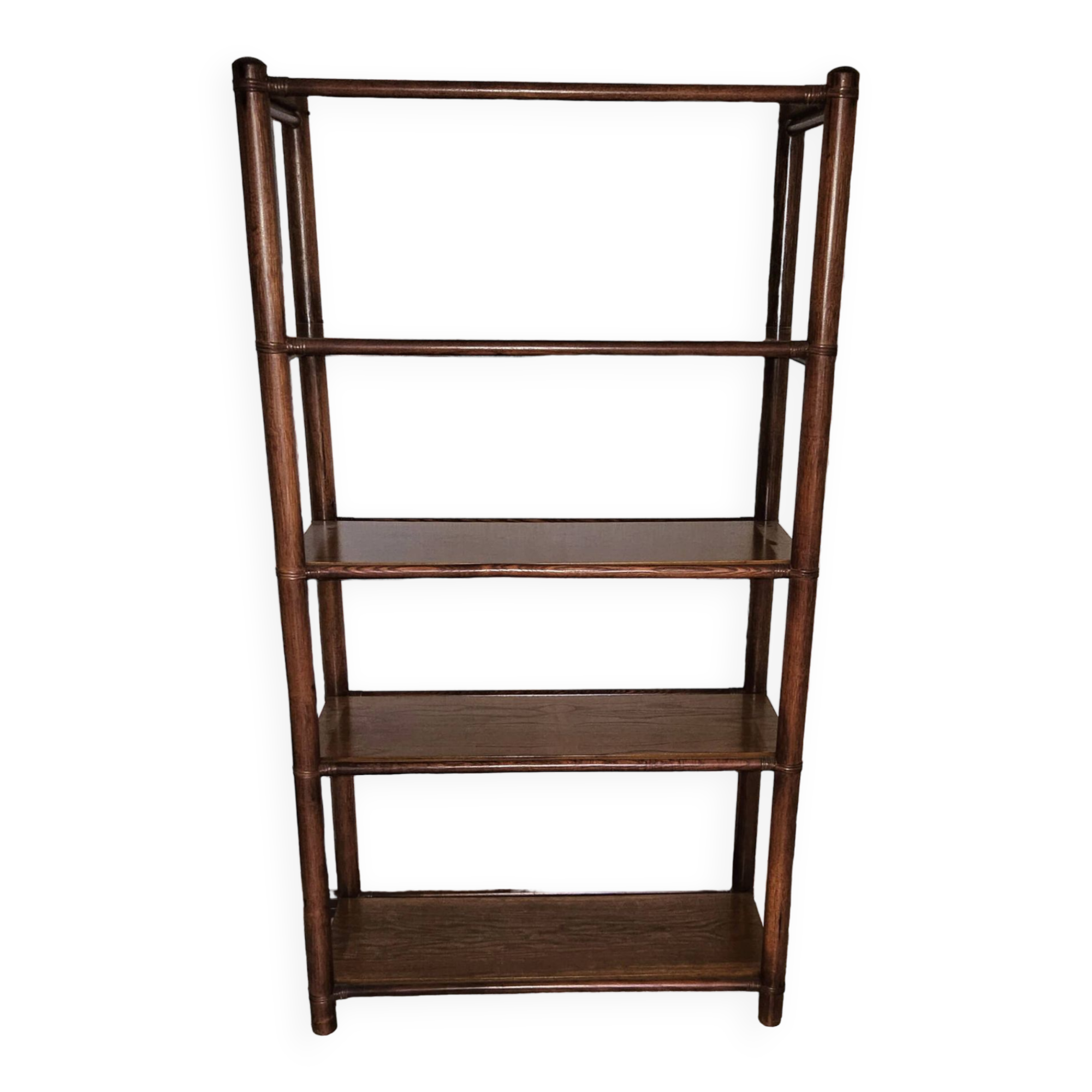 Vintage bamboo shelf 148cm