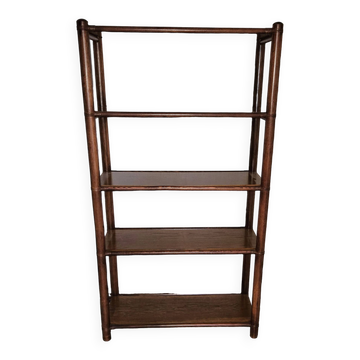 Etagère en bambou vintage